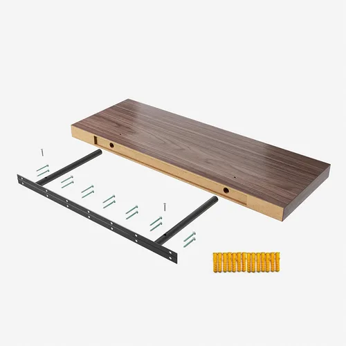 Miniatura 6 de Estante flotante, juego de 2 estantes de pared, 36 pulgadas de ancho x 12.75 pulgadas de profundidad x 2 pulgadas de alto, estante flotante de pared