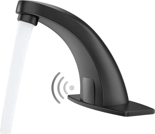 Miniatura 10 de Llave del agua del cuarto de baño, automática de Greenspring. único diseñador de llave mezcladora de monomando para fregadero con acabado en cromo