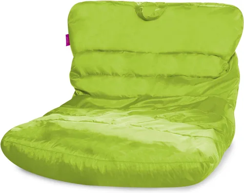 Miniatura 38 de Posh Beanbags - Sillón puff grande, 38 pulgadas, color azul rey sólido Nylon suave - Azul real