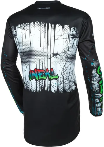 Miniatura 4 de MX Outfit O'Neal Element Rancid - Juego de pantalón y camisa para motocross en color neón, para niños/juveniles, conjunto de equipo de motocross