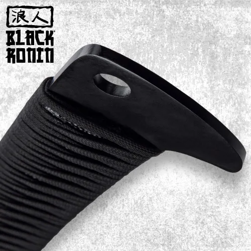 Miniatura 5 de Black Ronin Tak-Kana Espada Hoja Samurai corta de acero inoxidable 3Cr13 de una pieza de 29.5 pulgadas con borde de 14.63 pulgadas Piel