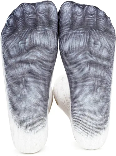 Miniatura 6 de Calcetines de patas de animales, loco diseño en 3D de patas de gatos, perros y tigres. Divertido regalo navideño para mujer u hombre adultos