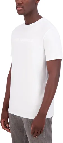 Miniatura 3 de Karl Lagerfeld Paris Mens Soft Crew Neck Tonal Logo Short Sleeve T-Shirt