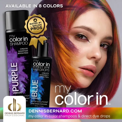 Miniatura 7 de SMART SOLUTIONS my color in Color Depositing Shampoo (cobre metálico), tinte para el cabello sin sulfatos ni parabenos, fabricado en Estados Unidos