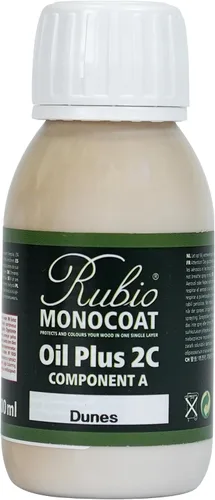 Miniatura 136 de Rubio Monocoat Muestra de Acabado de Aceite para Madera - Puro Aceite Plus Parte A Aceite de Linaza de Secado Rápido y Ecológico para Uso Pure