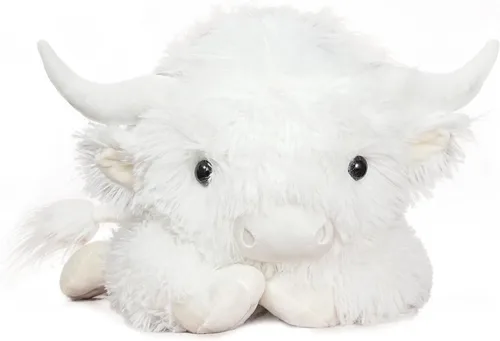 Miniatura 11 de WDXDSOB Animales de Peluche de Vaca Highland con Peso 4.2 Libras Peluche de Vaca Highland con Peso para Niños y Adultos Almohada de Juguete