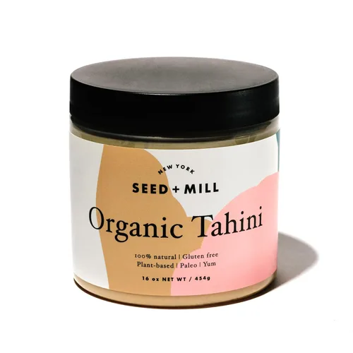 Seed + Mill - Salsa Tahini - Orgánica - Vegana, Kosher, sin OMG, Keto, Paleo, Whole30, sin gluten - Textura suave y sedosa - Ideal en humus, salsas,