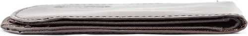 Miniatura 6 de Big Skinny Cartera delgada de cuero curvada para hombre, con capacidad para hasta 20 tarjetas