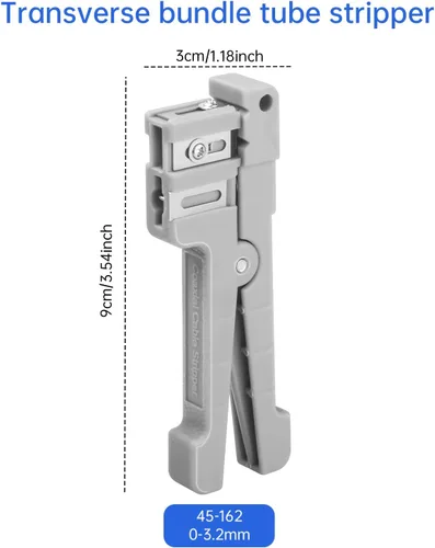 Miniatura 3 de Herramienta de corte de fibra óptica 45-162 Pelacables de cable coaxial Pelacables de fibra óptica Tubo de amortiguador de chaqueta Stripper cable