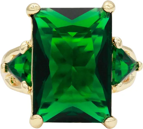 Miniatura 7 de Lavencious Anillos grandes y radiantes con piedras CZ elásticas para mujer, talla 7-9