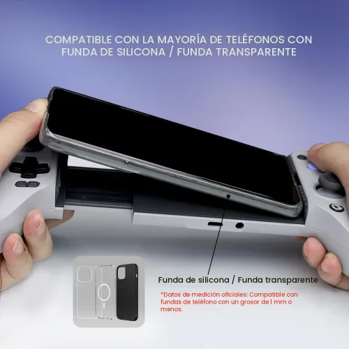 Miniatura 2 de GameSir G8 Galileo - Controlador móvil tipo C para Android y iPhone 15 Series (USB-C), Gamepad Plug and Play con joysticks efecto Hall/disparador