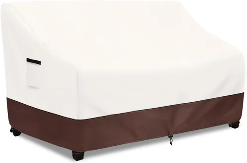 Fundas para Sofá de Exterior, Funda para Sofá de Exterior de 58 Pulgadas, Funda Impermeable para Muebles de Patio, Fundas para Muebles para Asientos