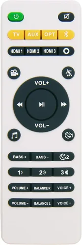 Miniatura 5 de YING RAY Nuevo control remoto de repuesto apto para barra de sonido Polk React y barra de sonido Polk Command