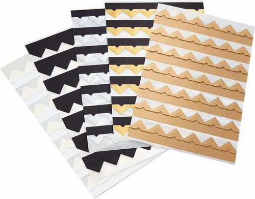 Miniatura 8 de Semikolon - Esquinas autoadhesivas para álbumes, 252 piezas, color plateado Plata