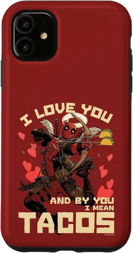 Miniatura 16 de Marvel Deadpool I Love You and by You I Mean Tacos - Carcasa para iPhone 17
