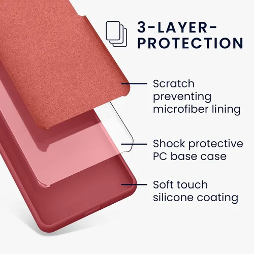 Miniatura 415 de kwmobile Funda Compatible con Google Pixel 6 Pro - Funda de teléfono de silicona TPU con acabado suave - Azul Arrecife