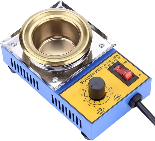 Miniatura 5 de Olla de soldadura de 150 W 1.969 in Baño de desoldadura 110V Placa de olla de soldadura 392.0-896.0 °F (enchufe de EE. UU.) para fundir plástico