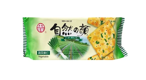 Miniatura 2 de Chung Hsiang Galleta de soda de cebolla verde 4.94 onzas, paquete de 2 (lavanda)