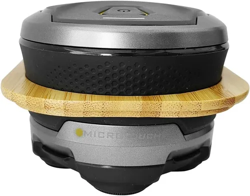 Miniatura 7 de Soporte de enjuague de bambú compatible con Microtouch Titanium Electric Head Shaver