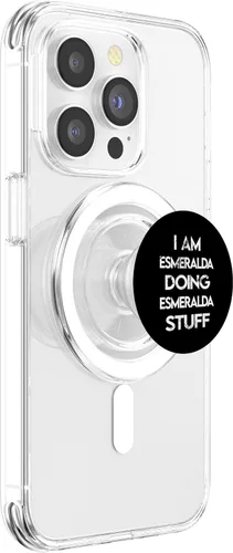 Miniatura 3 de I Am Esmeralda Doing Esmeralda Stuff PopSockets MagSafe PopGrip for iPhone