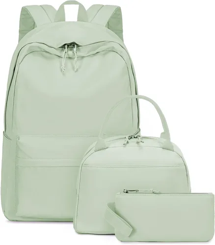 Miniatura 35 de Bluboon Juego de mochila para adolescentes, mochila escolar para niñas, lonchera y lápices, bolsas para estudiantes, 3 en 1, rosa-3 juegos, Escuela