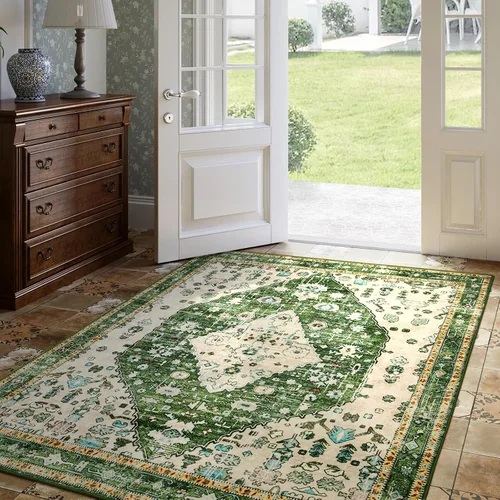 Miniatura 265 de Lahome Alfombra Bohemia Tribal Lavable de 3 x 5, Alfombras Antideslizantes para Entrada, Dormitorio, Sala de Estar, Vintage, Ultra Suave, No