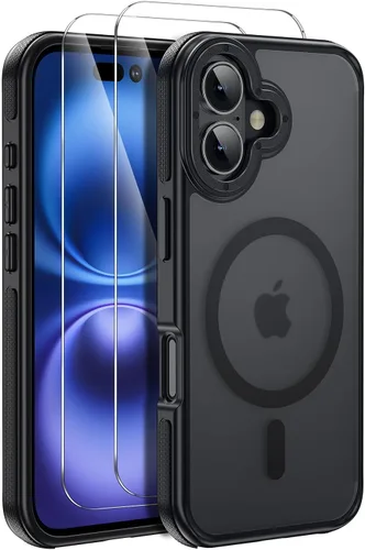 Miniatura 120 de Funda para iPhone 17 Pro Max con protector de lente de cámara [protección de grado militar de 10 pies] compatible con MagSafe a prueba de golpes
