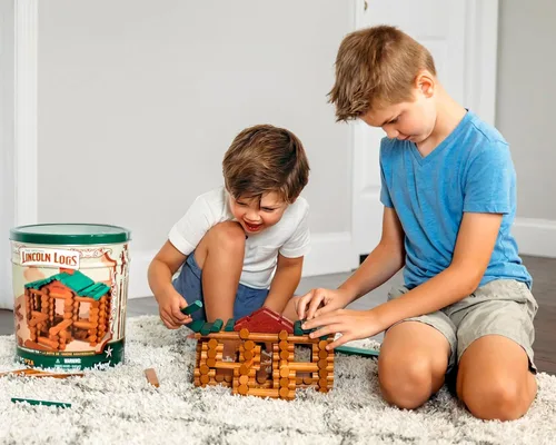Miniatura 5 de Lincoln Logs Lata del 100 aniversario