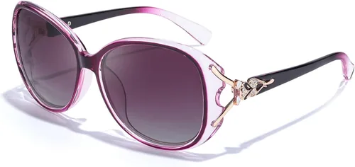 Miniatura 18 de FIMILU Gafas de sol para mujer, lentes de sol polarizados de gran tamaño, gafas de sol grandes para mujer, protección UV