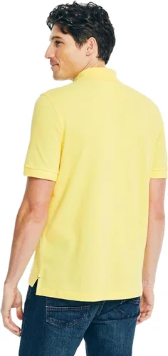 Miniatura 47 de Nautica playera polo clásica de mangas cortas, color sólido, para hombre