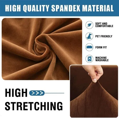Miniatura 4 de Funda elástica para cojín de sofá, funda protectora para muebles de sofá, funda de asiento de sofá, estampado floral con parte inferior elástica, #17