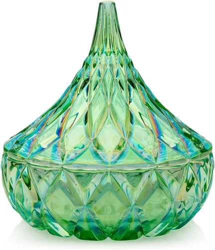 Miniatura 9 de Godinger Blue Glass Hershey Kiss - Plato de dulces - Una delicia dulce y elegante