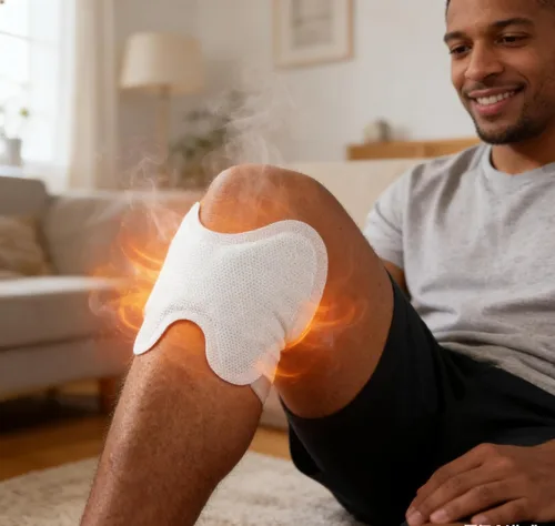 Miniatura 7 de Calentadores de rodilla calientes: paquete de 40 parches adhesivos desechables para hasta 12 horas de calor natural seguro, ideal para actividades