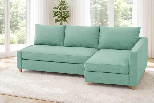 Friheten - Funda de repuesto de poliéster de larga duración, compatible con sofá cama Friheten de IKEA o funda seccional de esquina. Solo funda de