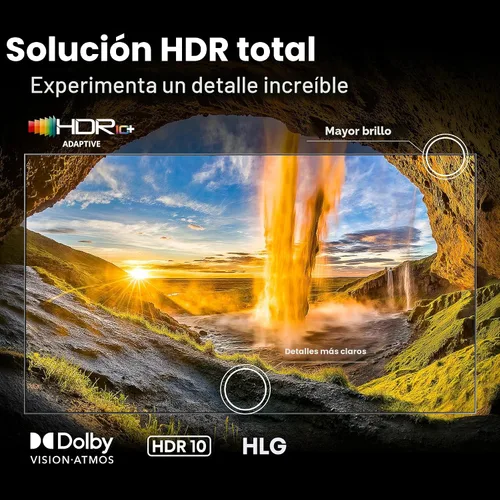 Miniatura 6 de Hisense 43" Serie E6 Cinema Hi-QLED 4K UHD Smart Fire TV (43E6QF, modelo 2025) - Sensor de luz AI, Dolby Vision · Atmos, control remoto por voz