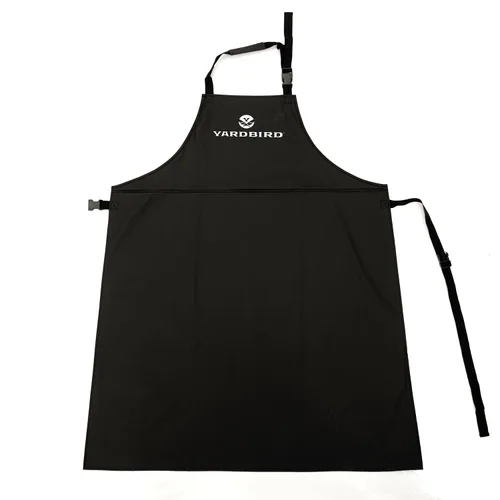 Yardbird Delantal de carnicería sin mangas, material impermeable duradero, dos correas ajustables, fácil de limpiar, talla única, 4293501, negro