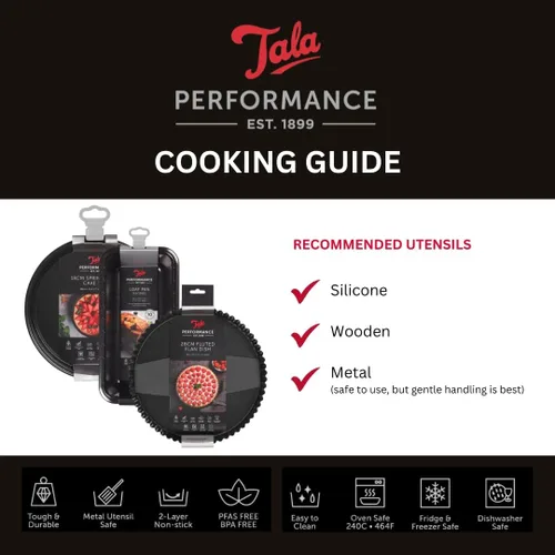 Miniatura 5 de Tala Performance, sartén Madeleine de 12 tazas, acero al carbono de calibre profesional con revestimiento antiadherente Whitford Eclipse, lata