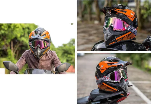 Miniatura 5 de Gafas ATV para motocross, motocross, motocicletas, gafas de seguridad para correr, esquí, para hombres, mujeres, niños y adultos, KG3