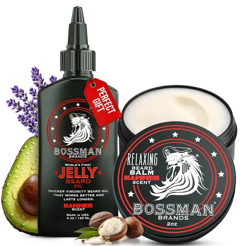 Miniatura 20 de Bossman Aceite en Gel para Barba para Hombres (4 oz, Naked - Sin Fragancia) – Suaviza, Hidrata y Acondiciona con Ingredientes Naturales
