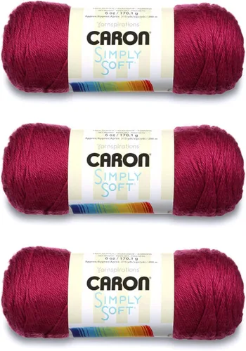 Miniatura 29 de Caron Simply Soft - Hilo verde militar, paquete de 3 unidades de 6.00 oz/6 onzas, 100% acrílico, peinado #4 (mediano), 315 yardas, tejido/ganchillo
