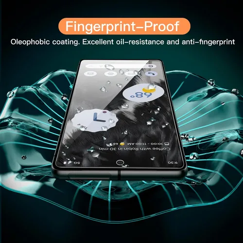 Miniatura 7 de JETech Protector de pantalla para Google Pixel 7, película de vidrio templado con herramienta de fácil instalación, compatible con huellas