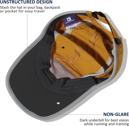 Miniatura 4 de GADIEMKENSD Sombrero reflectante plegable para exteriores, diseño sin estructura, protección solar UPF 50+, sombreros deportivos para mujeres