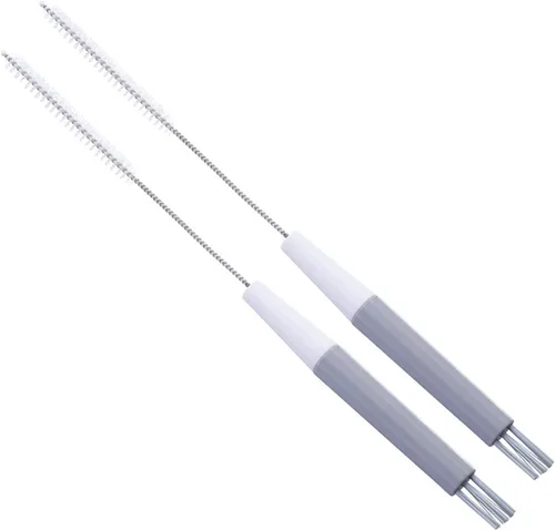 Miniatura 8 de 1 paquete de cepillo de silicona para botellas, cepillo limpiador de pajitas pequeñas, cepillos de limpieza de botellas de 9 pulgadas, cepillo