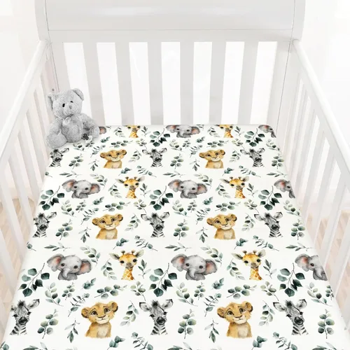 Miniatura 8 de HawSkgFub Farm Animal Life Barn - Sábana bajera estándar para cuna para bebé, niño y niña, funda de colchón neutra de vaca, caballo, cerdo, oveja