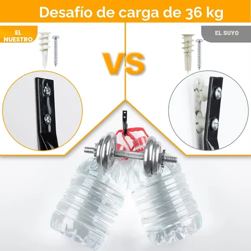 Miniatura 3 de KURUI Juego de 140 anclajes autoperforantes #8 para paneles de yeso con tornillos, anclajes de pared secos resistentes para colgar roca de hoja, 50