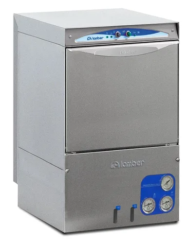 Miniatura 2 de Eurodib DSP3 Lamber - Lavadora de vidrio comercial para colocar debajo del mostrador de alta temperatura, 30 estanterías/hora, acero inoxidable