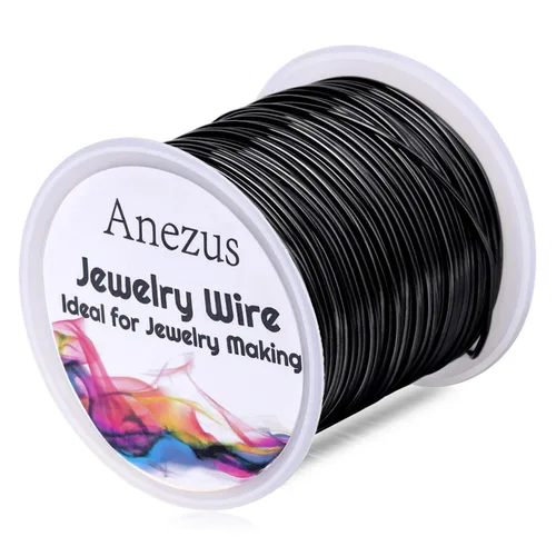 Miniatura 13 de Anezus anezus - Alambre de joyería de calibre 18 para hacer joyas, alambre de cobre resistente al deslustre, para suministros de fabricación