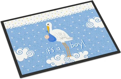 Caroline's Treasures VHA3012MAT - Tapete para puerta delantera de 18 x 27 pulgadas, para interiores y exteriores, para entrada, antideslizante,
