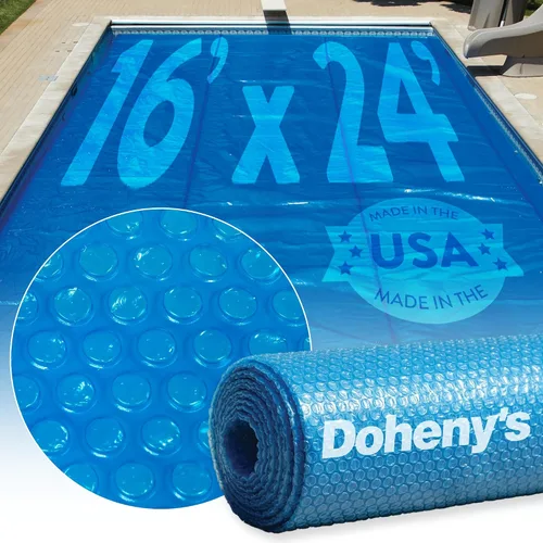 Miniatura 10 de Doheny's Clear-Tek - Cubierta solar de micro burbujas para piscinas enterradas Aumenta la absorción de energía solar, retiene el calor, reduce