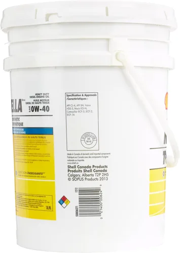 Miniatura 3 de Shell Rotella 550036271 T6 - Aceite de motor diésel totalmente sintético 0W-40 de alta resistencia - Cubo de 5 galones